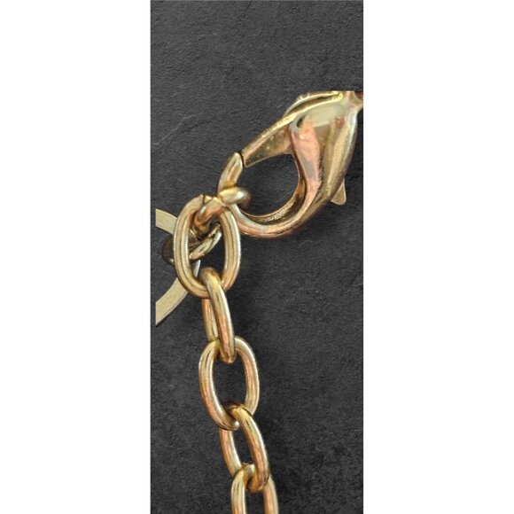 R. J. Graziano Long Gold Tone Loop Chain Necklace 32"  With Lobster Clasp - Picture 10 of 11